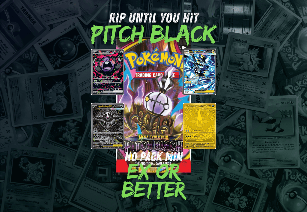 RTYH- EX+ PITCH BLACK (NO PACK MIN) *HIGH RISK*